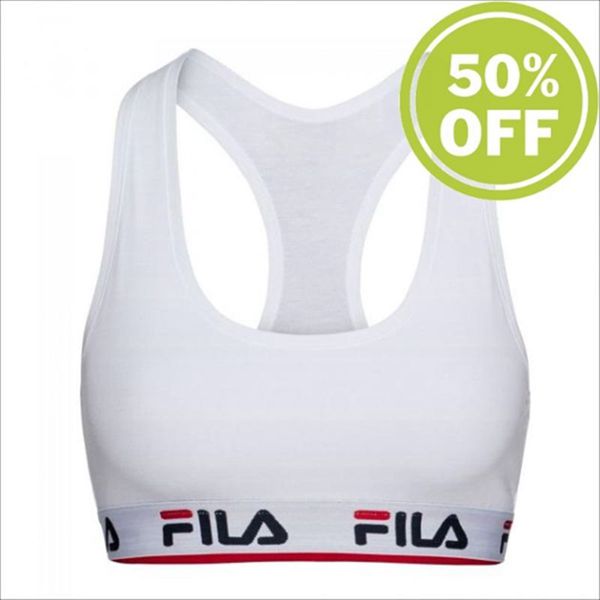 Fila 1 Pack Unlined Women's Bras - White,NZ 958-36719